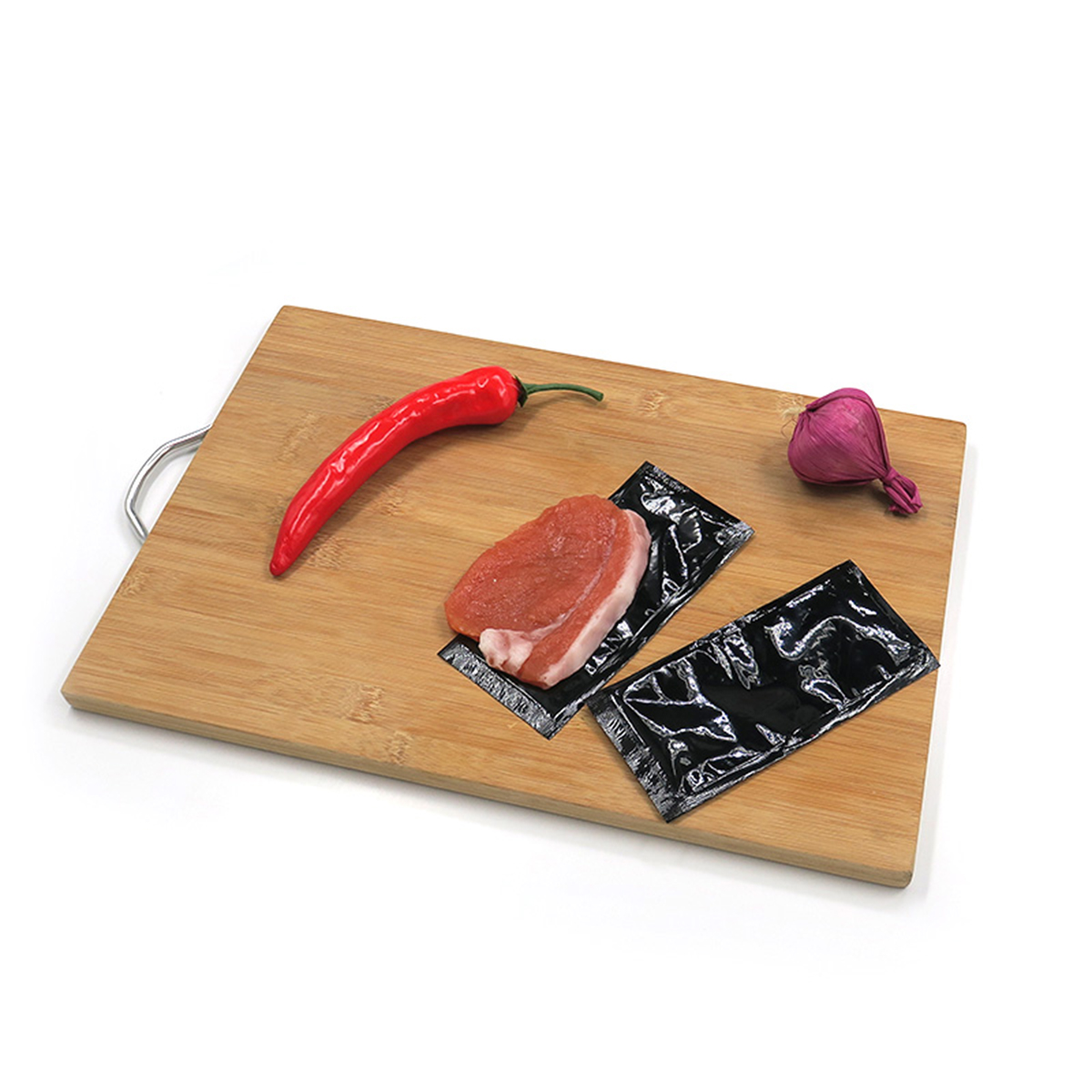 Tampon absorbant la viande pour les plateaux de supermarché en mousse d'eau goutte à goutte de réfrigérateur
