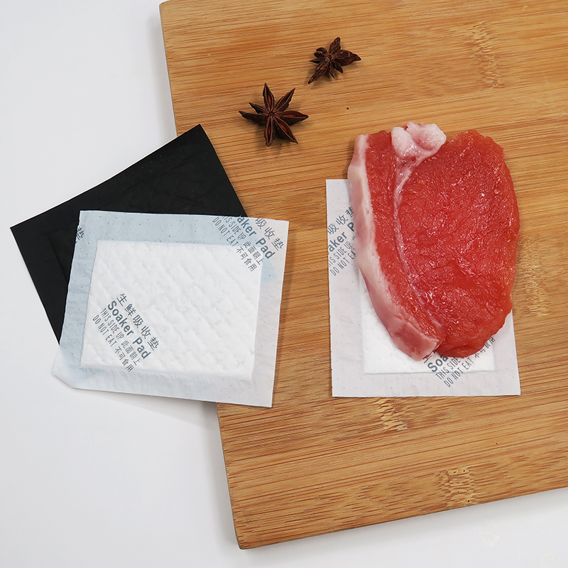 Matériau d'emballage de viande en gros Tampon absorbant de fruits alimentaires