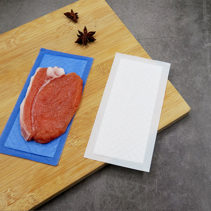 Protection absorbante directe de viande de trempeur directe en gros de poissons de fruits de mer pour le plateau d'emballage